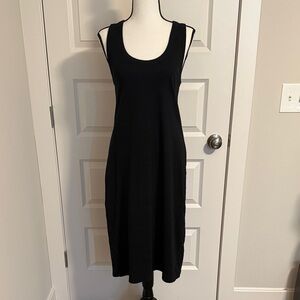 Universal Thread| Black Ribbed Tank Top Sleeveless Dress